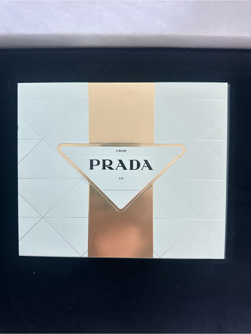 Prada Gift Box with White and Gold Accents - Picture 2 of 2